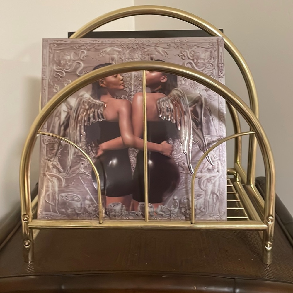 Vintage Record/Magazine Holder